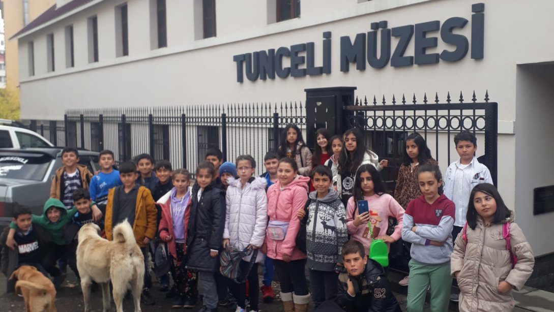 Tarihi ve Kültürel Değerlerimizin tanıtılması amacı ile 5/A ve 5/B sınıfındaki Öğrencilerimiz ile Tunceli Müzesine gezi düzenledik. 
